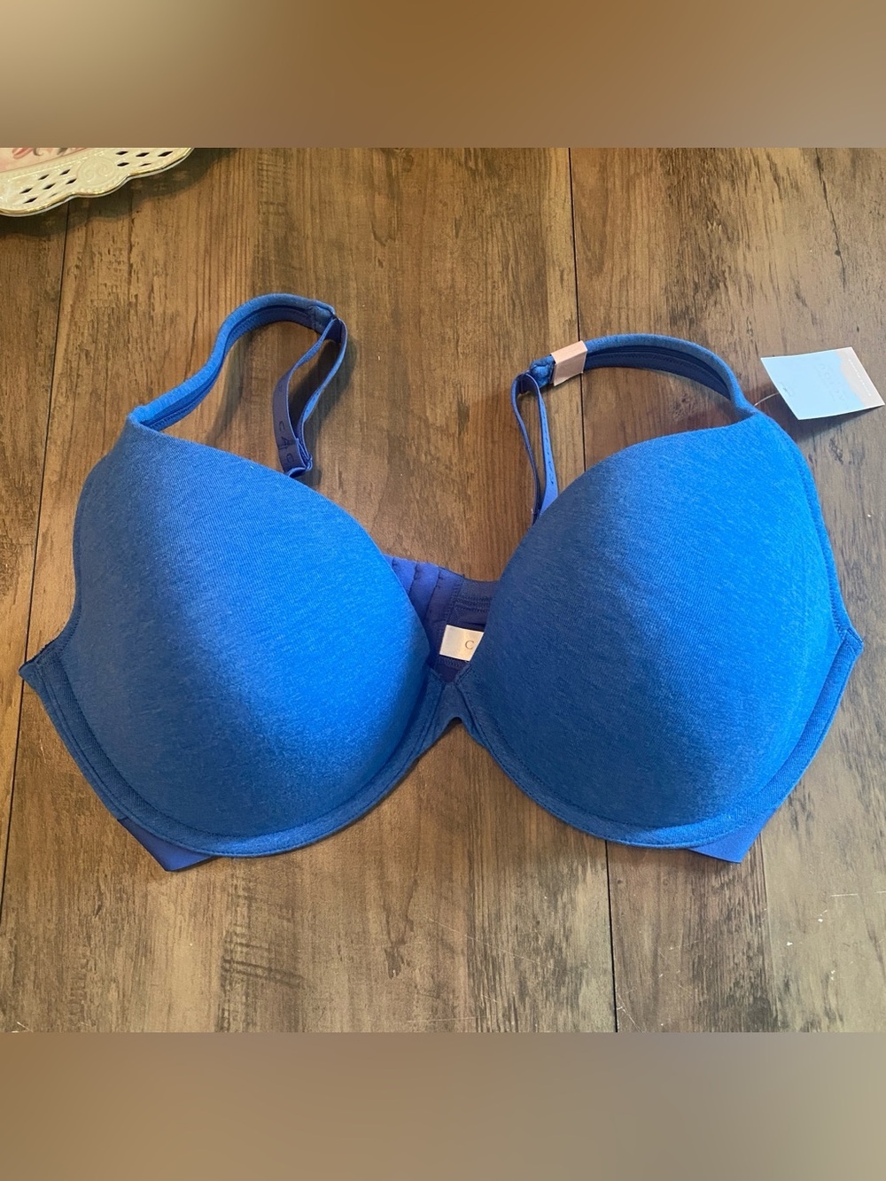 Cacique • NWT Cotton Boost Plunge T-Shirt Bra • Smooth Full Coverage Bra • 40DDD